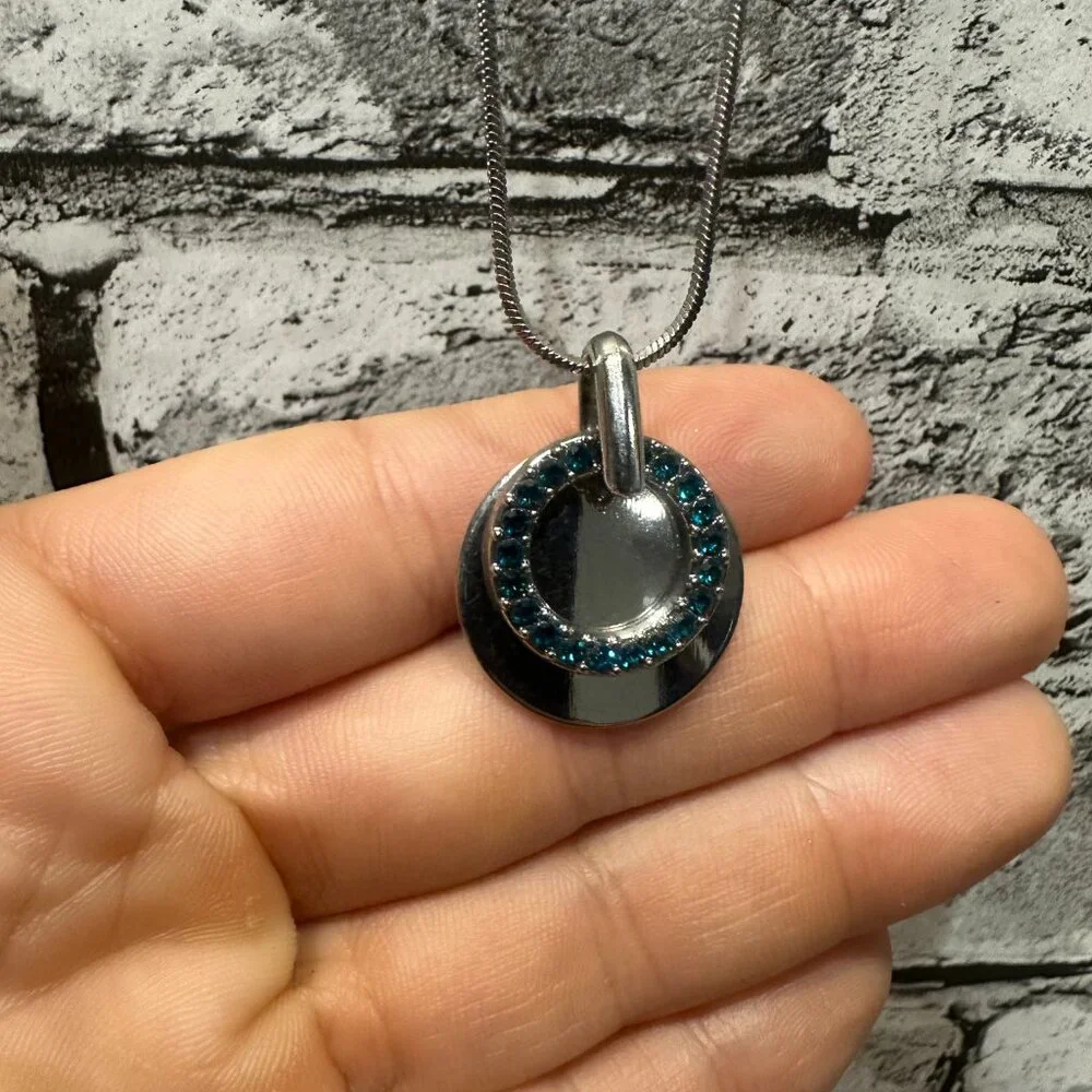 NWT Paparazzi Earring & Necklace Set Turquoise Silver